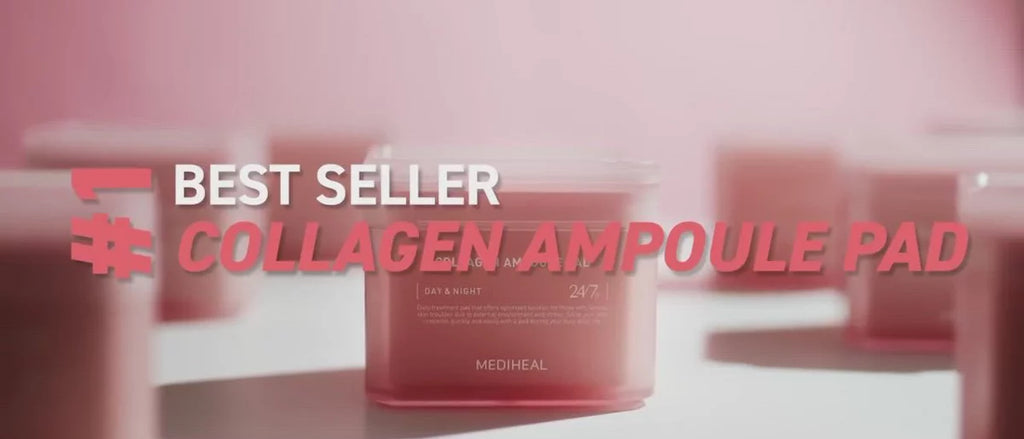 MEDIHEAL Collagen Ampoule Toner Pads - 100ct