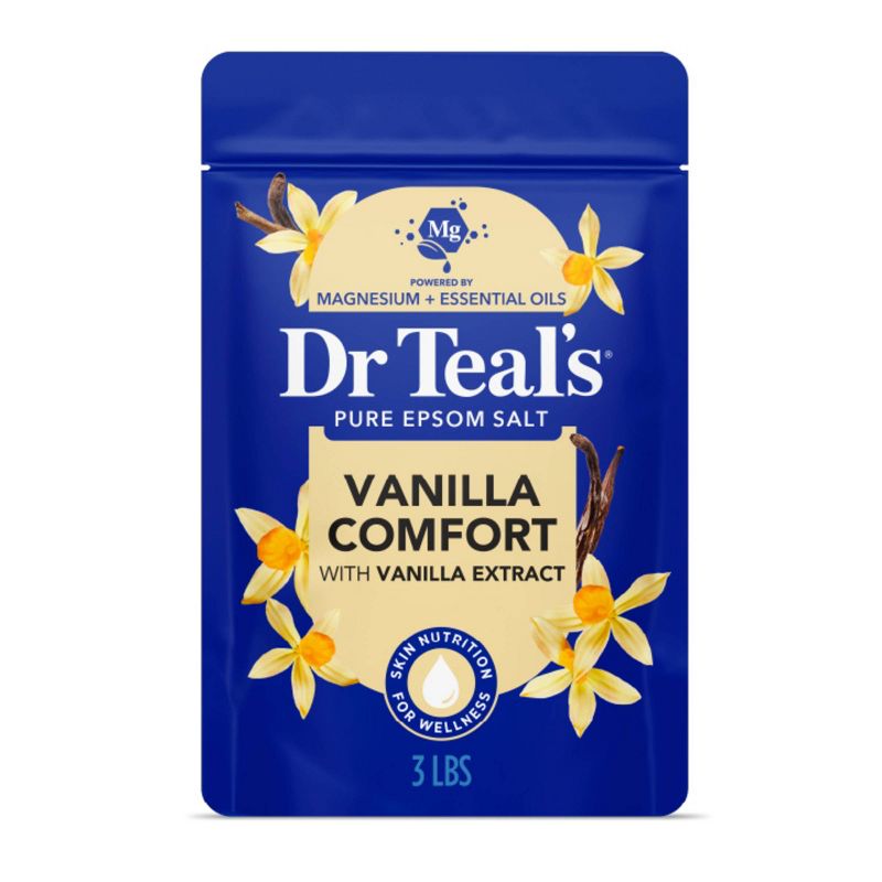 Dr Teal's Epsom Salt Magnesium Soak - Vanilla Comfort - 3 lbs