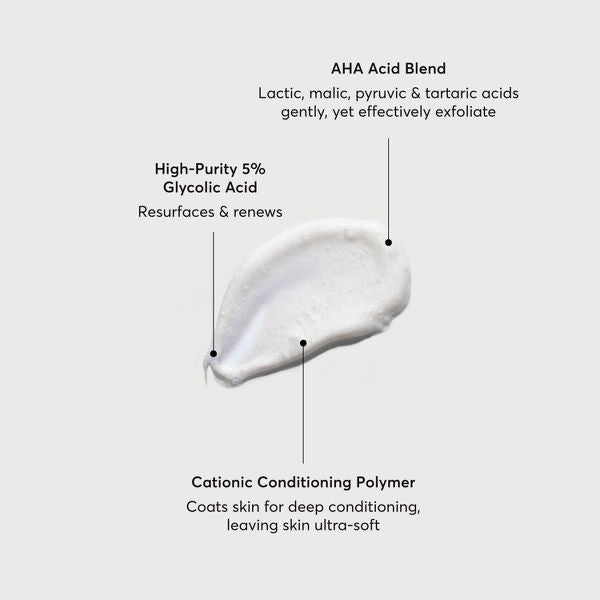 Naturium The Smoother Glycolic Acid Exfoliating Body Wash - 16.9 fl oz
