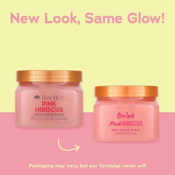 Tree Hut Pink Hibiscus Shea Sugar Body Scrub - 18oz