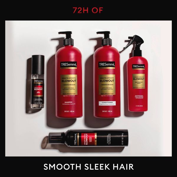 Tresemme Weightless Silk Serum for Intense Salon-Level Shine Keratin Smooth with Heat Protection and Frizz Control - 3.3oz