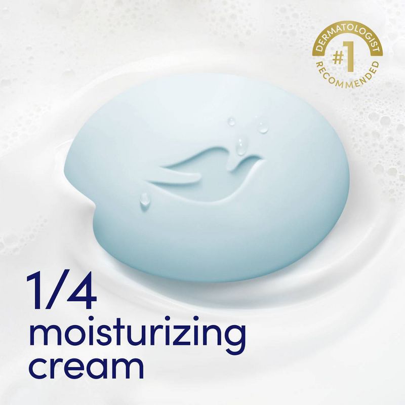Dove Beauty Hydrating Bar Soaps - Glacial Water & Avocado Oil - 15oz/4ct