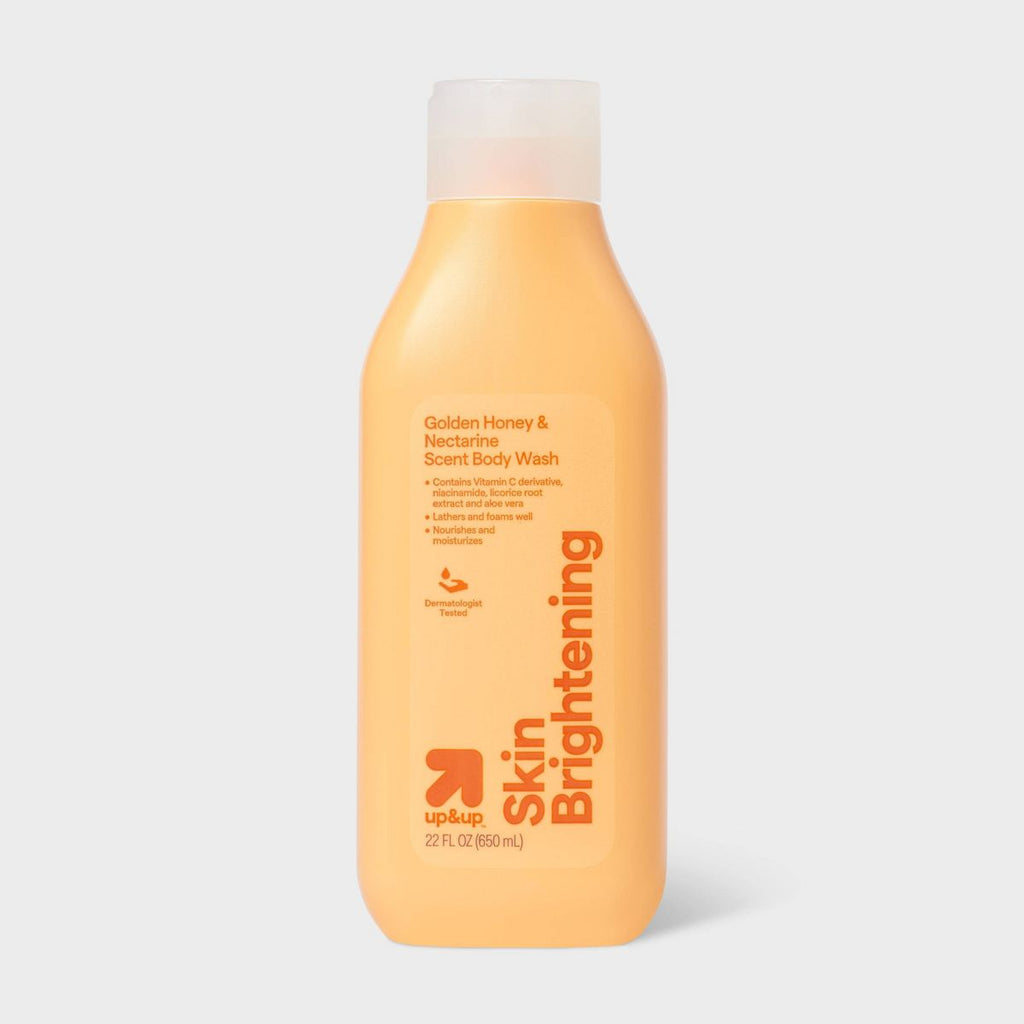 Skin Brightening Vitamin C Body Wash - Golden Honey & Nectarine - 22 fl oz - up&up™