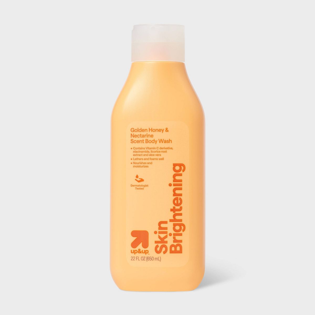 Skin Brightening Vitamin C Body Wash - Golden Honey & Nectarine - 22 fl oz - up&up™