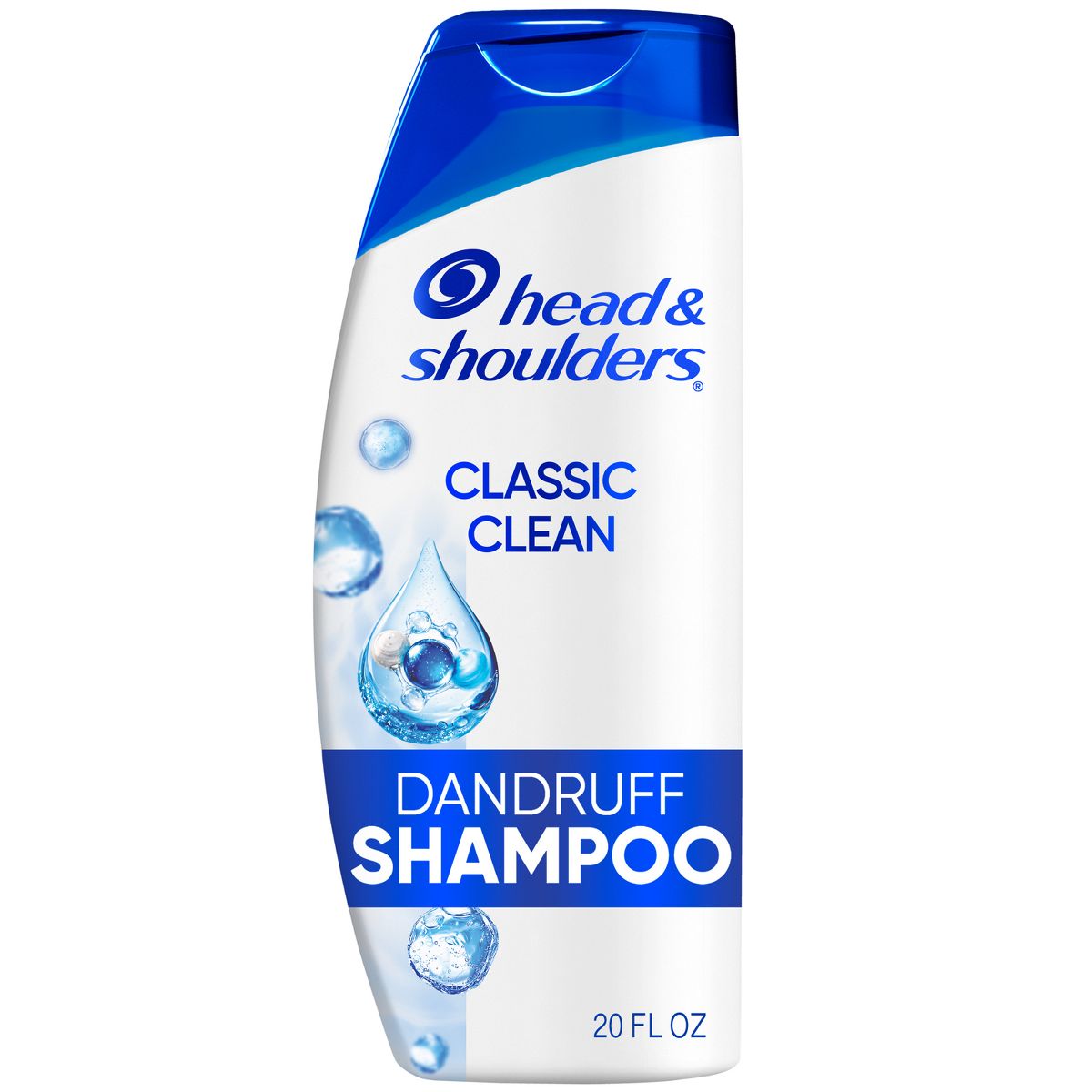 Head & Shoulders Dandruff Shampoo, Anti-Dandruff Treatment, Classic Clean for Daily Use, Paraben-Free - 20.7 fl oz