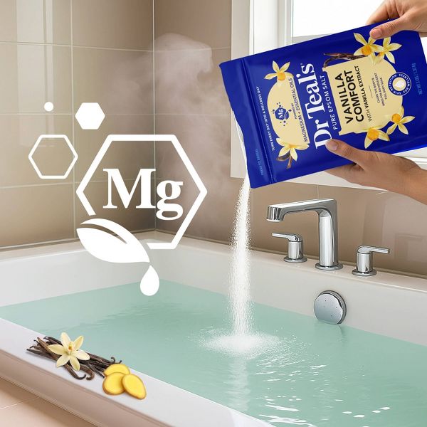 Dr Teal's Epsom Salt Magnesium Soak - Vanilla Comfort - 3 lbs