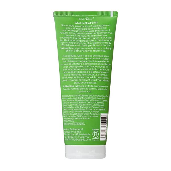Weleda Skin Food Body Wash - Calendula, Rosemary - 6.8 fl oz