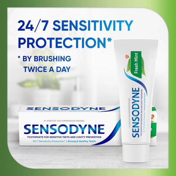 Sensodyne Fresh Mint Sensitivity Protection 2pk Toothpaste
