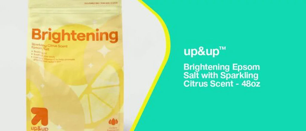 Brightening Epsom Salt with Sparkling Citrus Scent - 48oz - up&up™