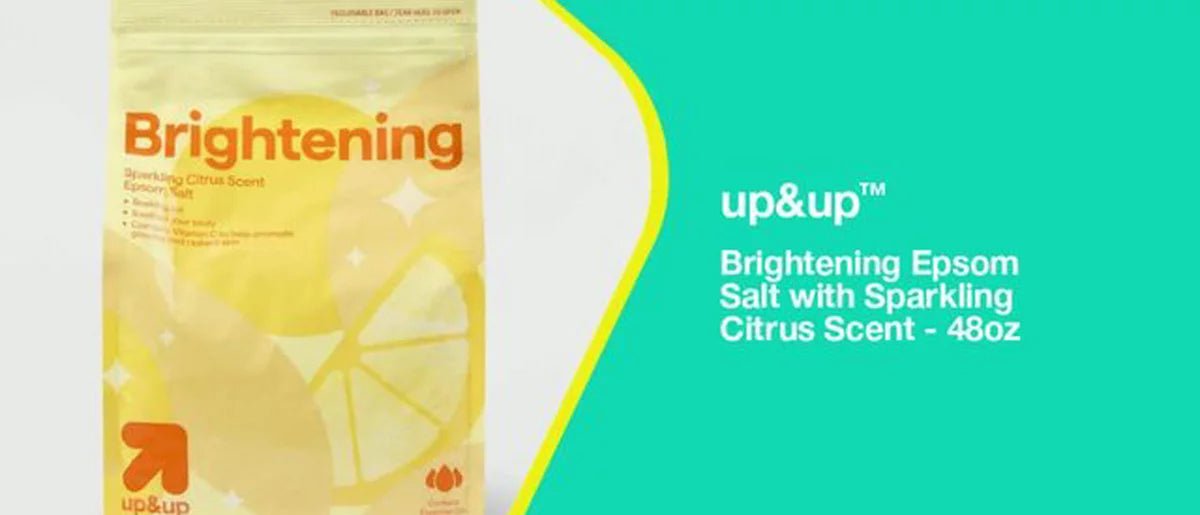 Brightening Epsom Salt with Sparkling Citrus Scent - 48oz - up&up™