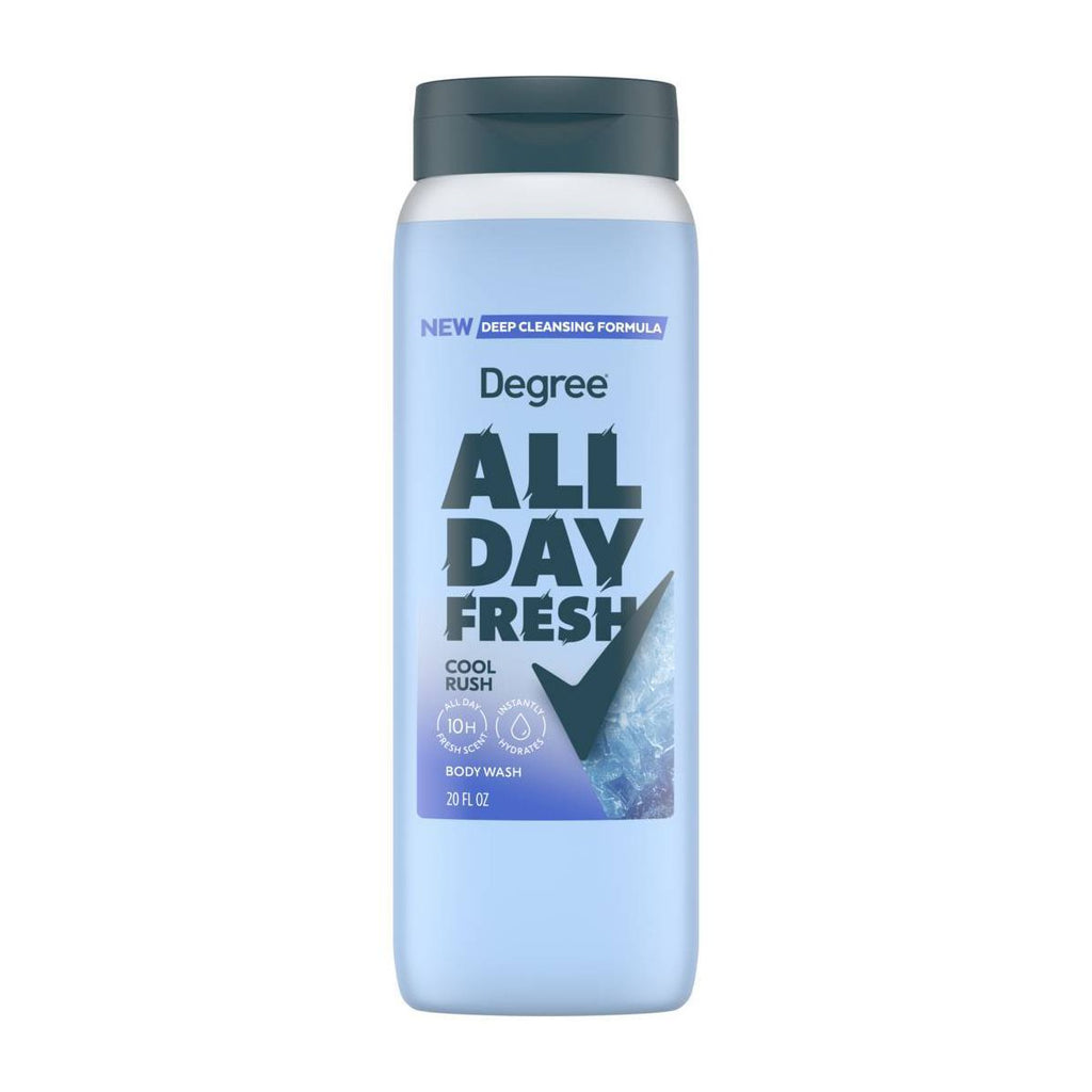 Degree All Day Fresh Body Wash - Cool Rush - 20 fl oz