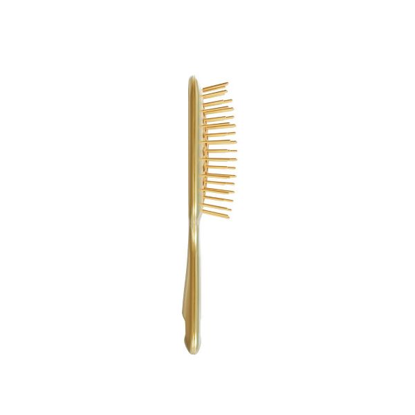 UNbrush Mini Hair Brush - Chrome Gold
