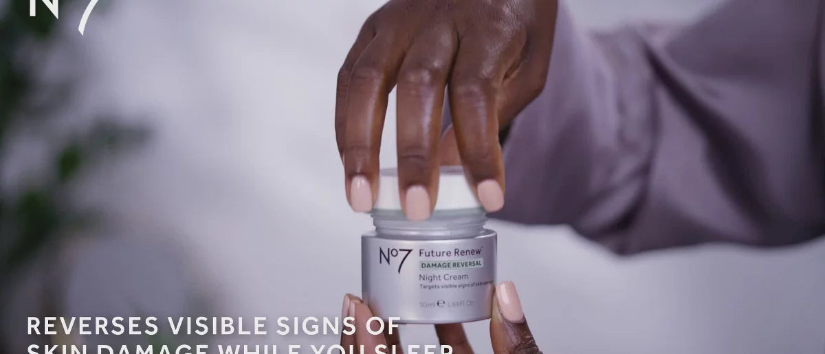 No7 Future Renew Damage Reversal Face Moisturizing Night Cream - 1.69 fl oz