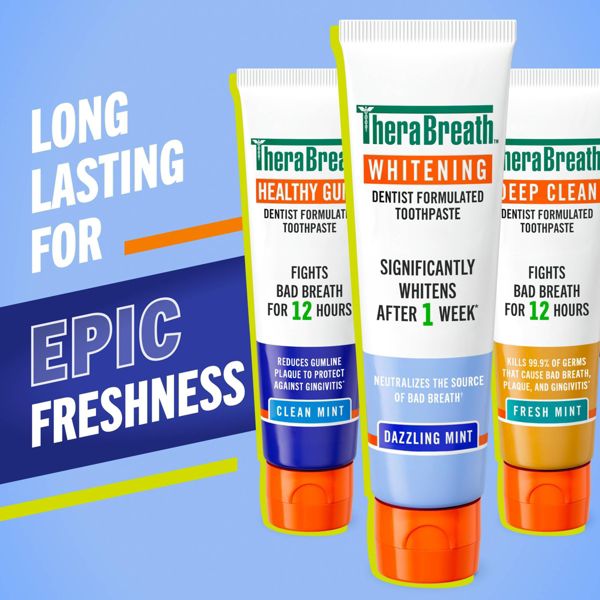 TheraBreath Whitening Toothpaste - 4oz
