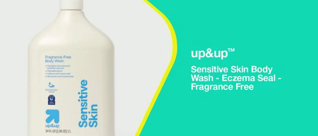 Sensitive Skin Body Wash - Eczema Seal - Fragrance Free - 22 fl oz - up&up™