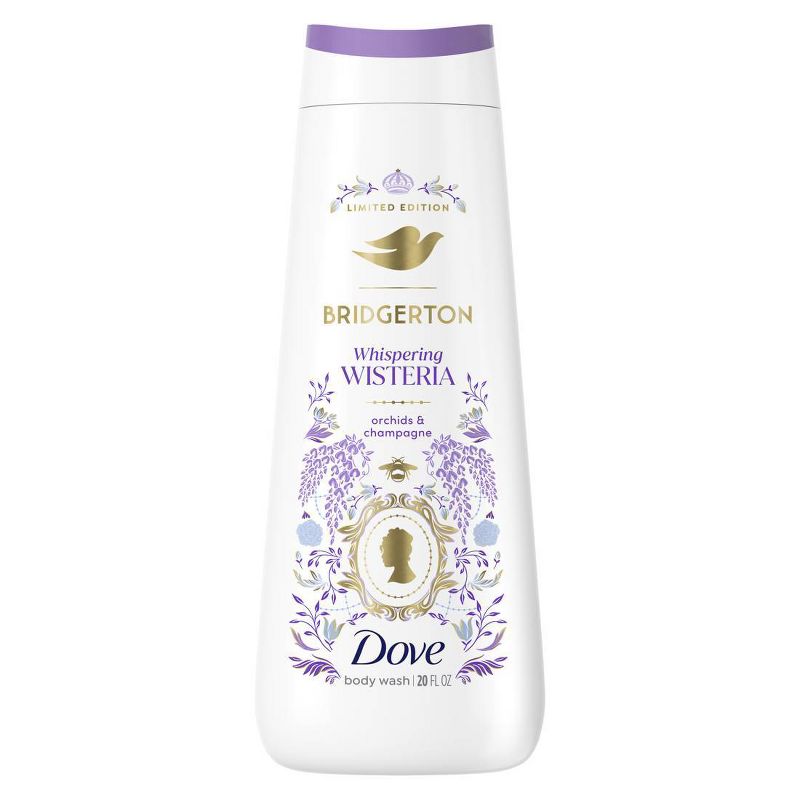 Dove Beauty Limited Edition Bridgerton Body Wash - Whispering Wisteria - Orchids & Champagne Scent - 20oz