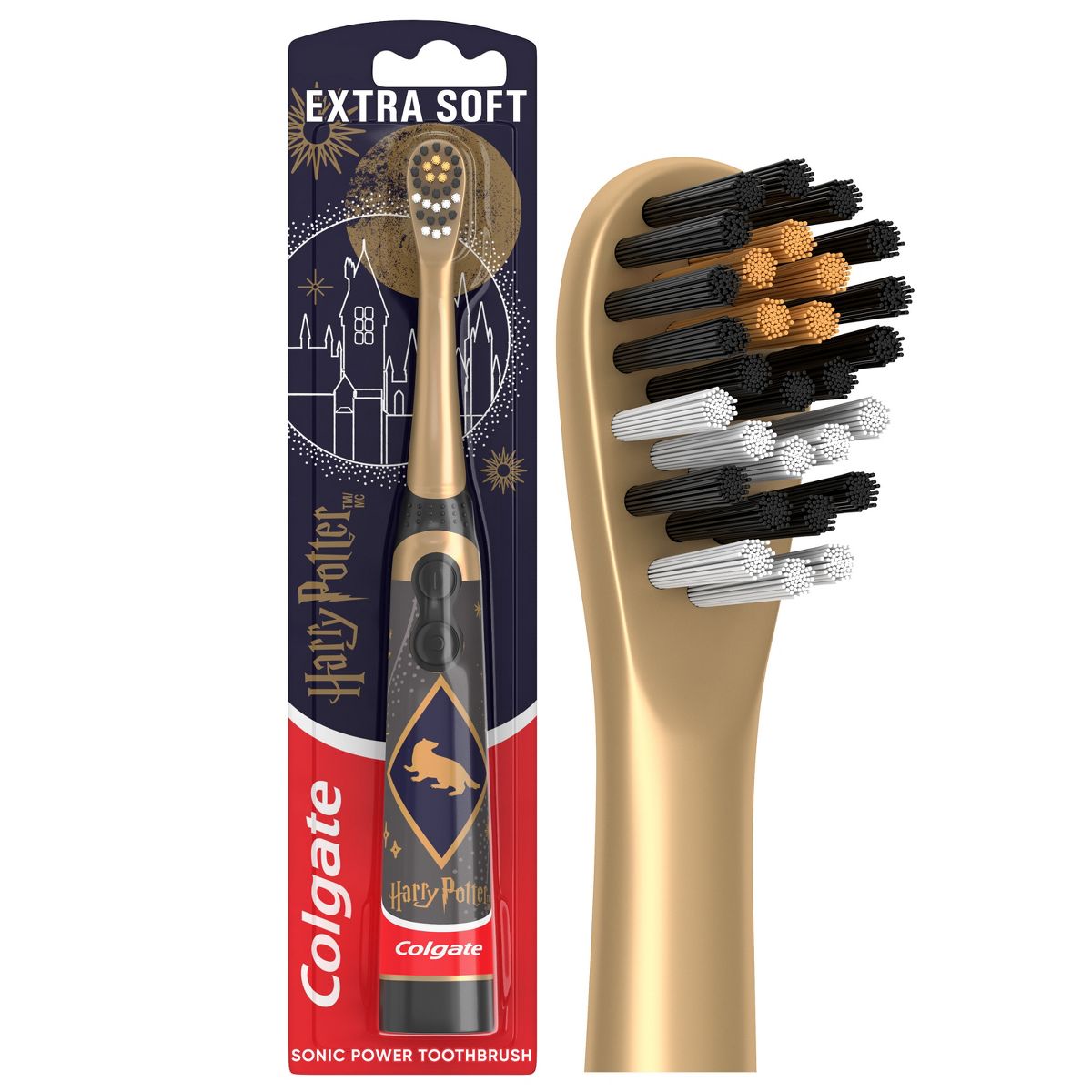Colgate Kids' Harry Potter Battery Powered Toothbrush - Hufflepuff