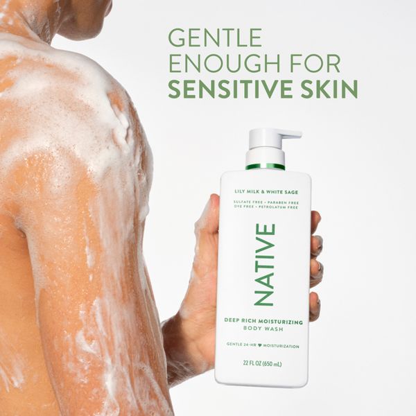 Native Lily Milk & White Sage Moisturizing Body Wash - 22 fl oz
