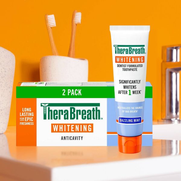 TheraBreath Whitening Toothpaste - 4oz