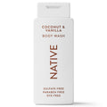 Native Body Wash for Men - Coconut & Vanilla - Sulfate Free - 18 fl oz