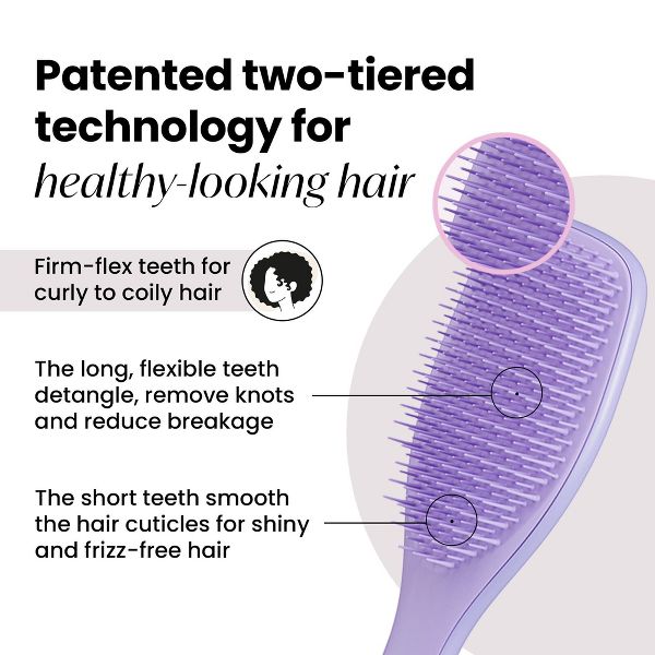 Tangle Teezer Naturally Curly Hair Brush - Purple