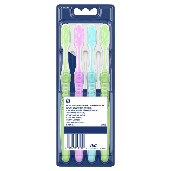 Oral-B 3D White Vivid Manual Toothbrush, Medium Bristles - 1ct