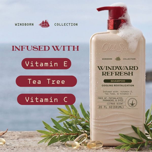Old Spice Windborn Windward Refreshing Shampoo - 20 fl oz