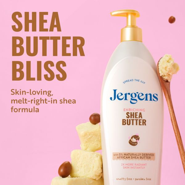 Jergens Enriching Shea Butter Hand and Body Lotion for Dry Skin - 28.2 fl oz