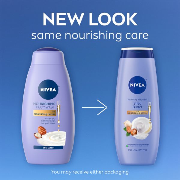 Nivea Shea Butter Nourishing Body Wash for Dry Skin - 20 fl oz