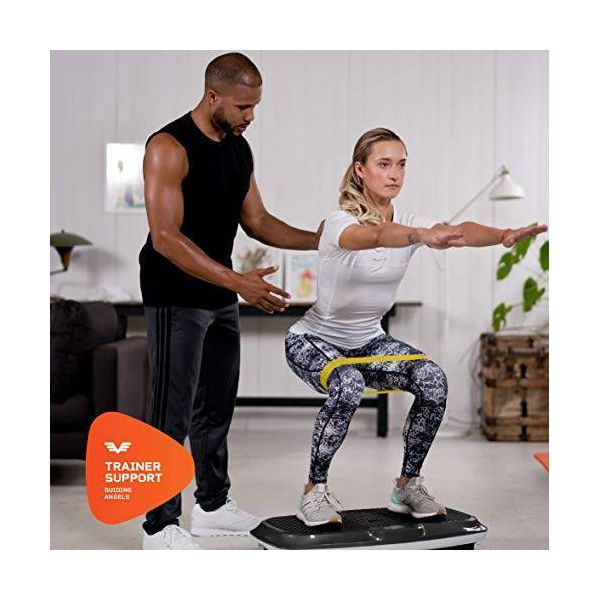 Lifepro Fitness Waver Electric Vibration Plate Exercise Machine for Full Body Workout - Black