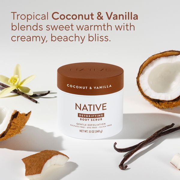 Native Coconut & Vanilla Scrub - 12oz