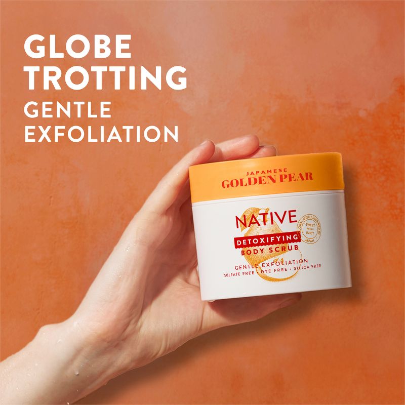 Native Limited Edition Global Flavors Gentle Exfoliating Scrub - Japanese Golden Pear - 12 fl oz