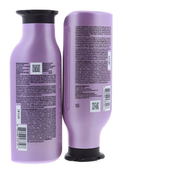 Pureology Hydrate Sheer Shampoo, 9 oz & Pureology Hydrate Sheer Conditioner, 9 oz DUO