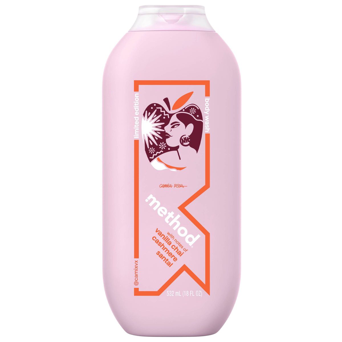 Method Limited Artist Collection Inspired by New York City Body Wash - Vanilla Chai and Cashmere - 18oz