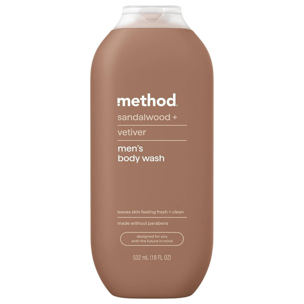 Method Men's Body Wash Sandalwood + Vetiver - 18 fl oz