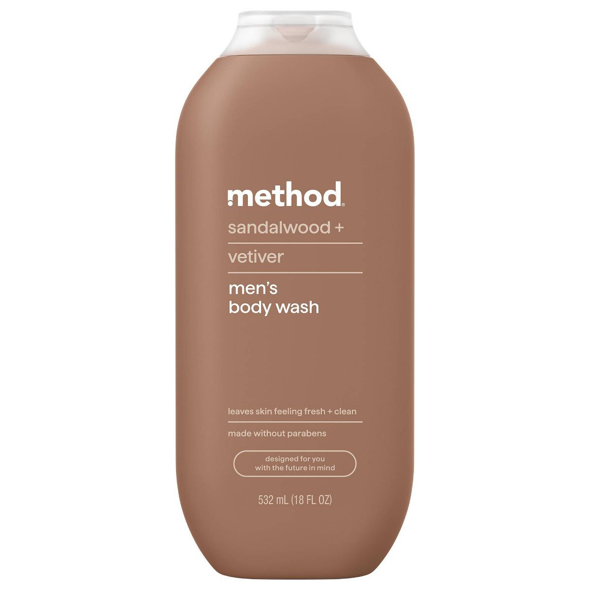 Method Men's Body Wash Sandalwood + Vetiver - 18 fl oz