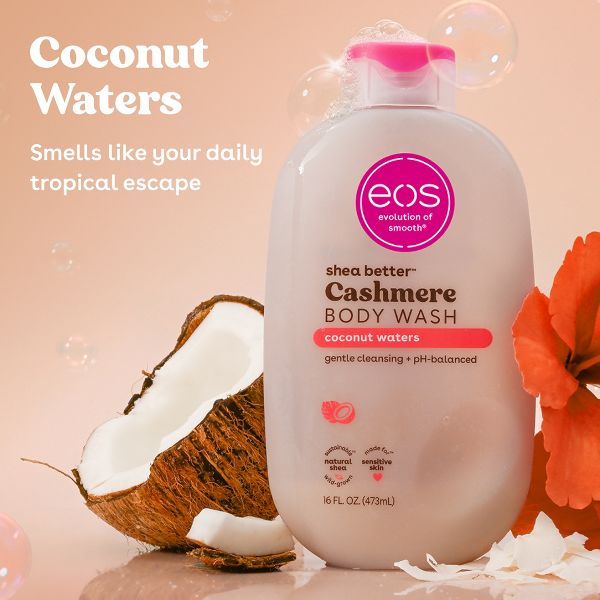 eos Shea Better Cashmere Body Wash - Coconut Waters - 16 fl oz