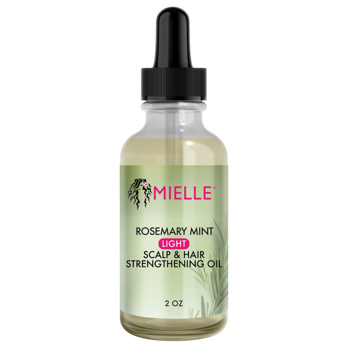 Mielle Organics Rosemary Mint Light Scalp & Hair Strengthening Oil - 2 fl oz