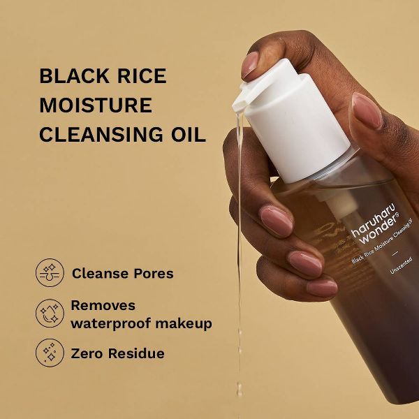 haruharu wonder Black Rice Moisture Cleansing Oil - 1 fl oz