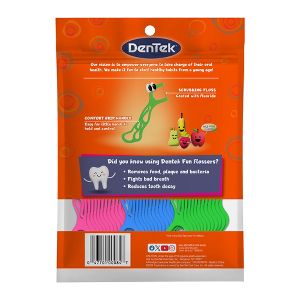 DenTek Kids' Fun Flossers Floss Picks - Wild Fruit - 90ct
