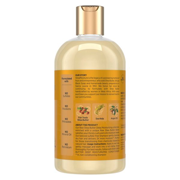 SheaMoisture Raw Shea Butter Deep Moisturizing Shampoo - 13 fl oz