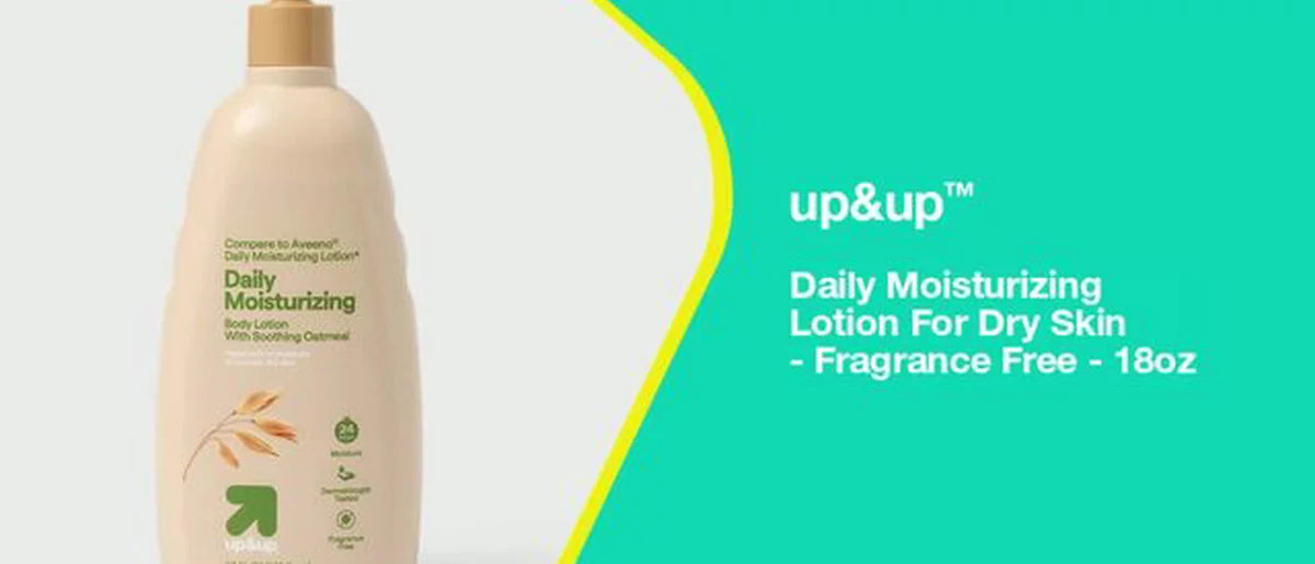 Daily Moisturizing Lotion For Dry Skin - Fragrance Free - 18oz - up&up™