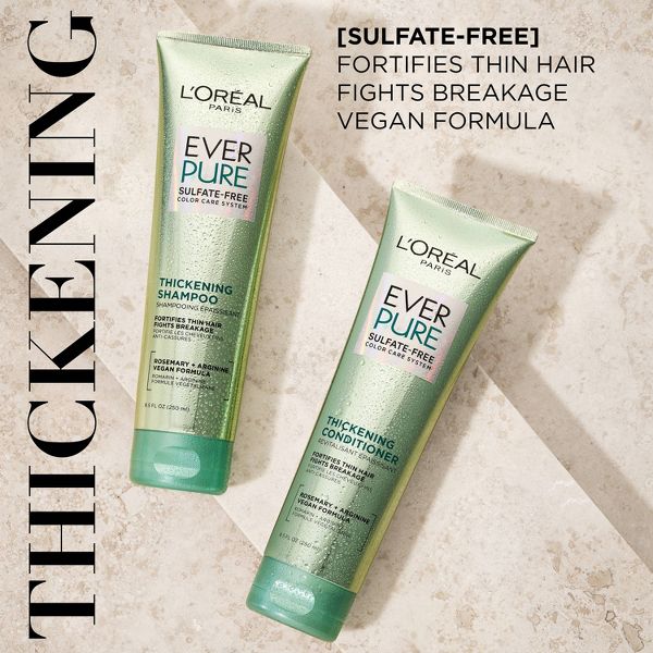 L'Oreal Paris Ever Strong Sulfate-Free Thickening Shampoo - 8.5 fl oz