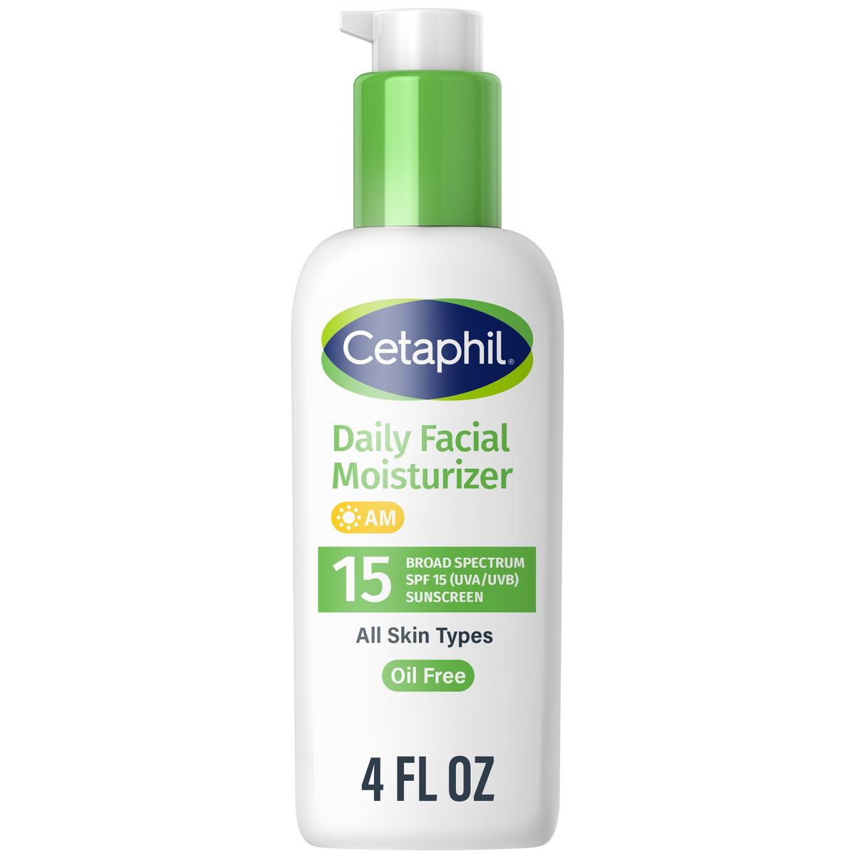 Cetaphil Daily Face Moisturizer Sunscreen Lotion - SPF 15 - Fragrance Free - 4 fl oz