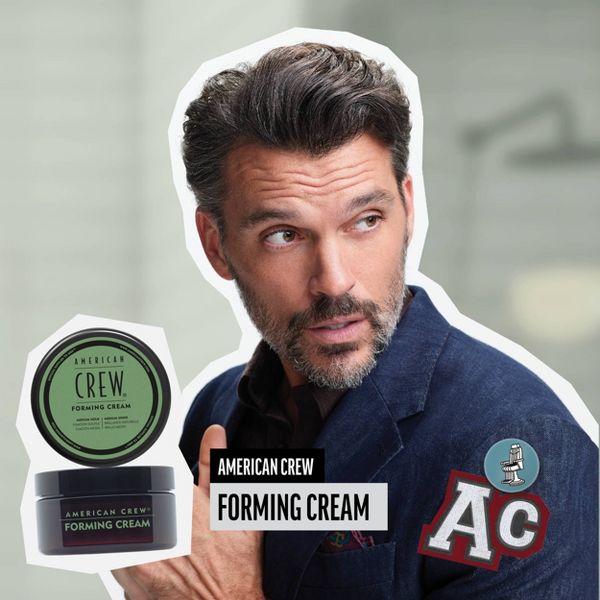 American Crew Men's Medium Hold and Medium Shine Forming Gel Cream - 3oz