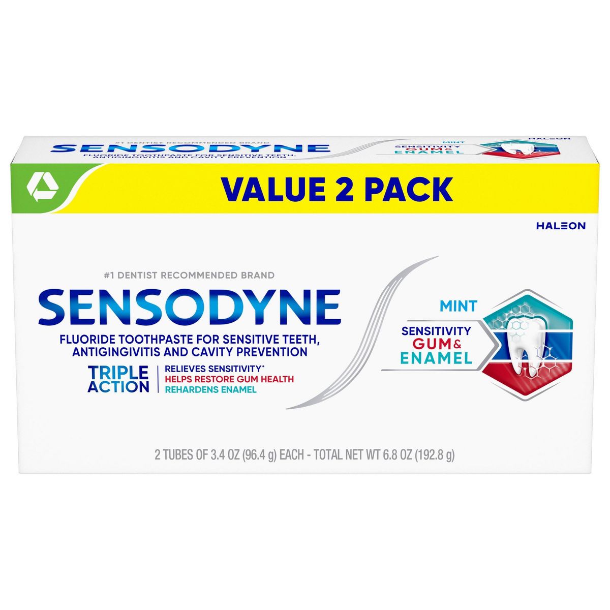 Sensodyne Sensitivity & Gum + Enamel Toothpaste - 3.4oz