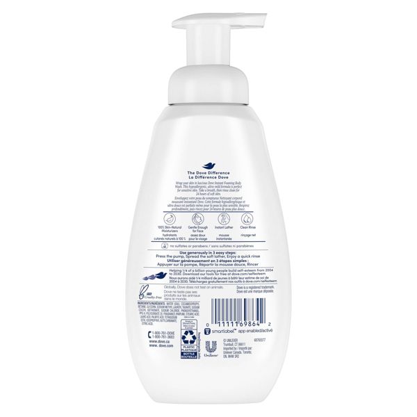 Dove Beauty Sensitive Skin Sulfate-Free Shower Foam Body Wash - 13.5 fl oz