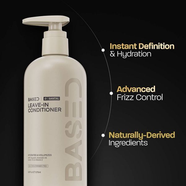 BASED Hydration & Frizz Control Leave-In Conditioner - 9.3 fl oz