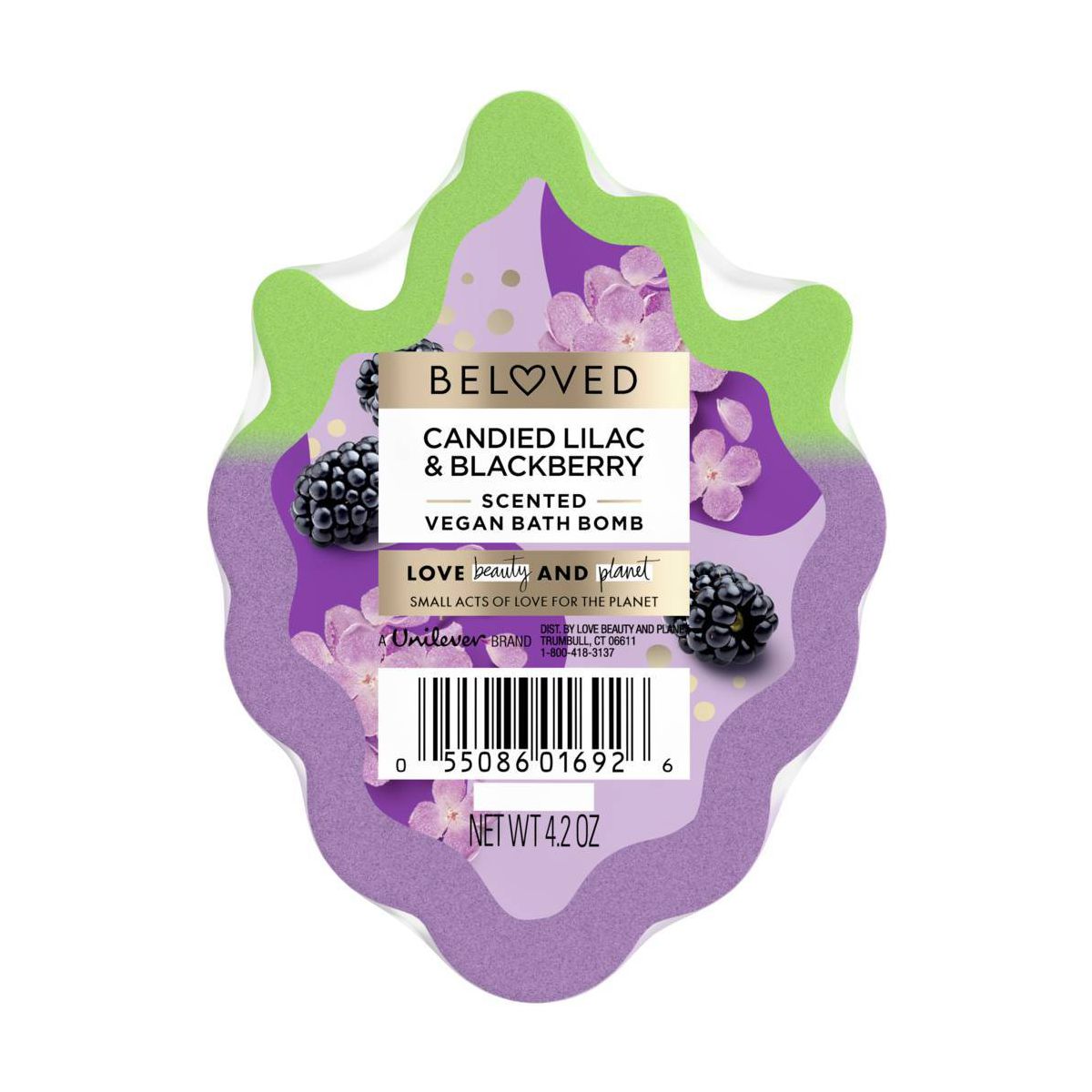 Beloved Candied Lilac & Blackberry Bath Bomb - 4.2oz