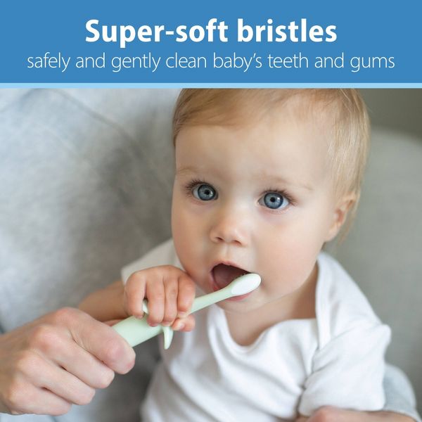 Dr. Brown's Infant Toothbrush and Toothpaste - Elephant Strawberry